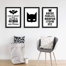 If you choose the shipped prints option you will receive via usps mail: Nordic Posters And Prints Wall Art Batman Kids Room Art Print Wall Pictures For Living Room Kids Room Batman Poster Batman Room Kid Room Decor Kids Room Paint