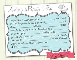 Printable Baby Shower Mad Libs Advice Card For Parents To Be Blue Baby Shower Advice Baby Shower Advice Cards Baby Shower Mad Libs