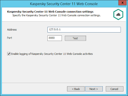 Installing Kaspersky Security Center 12 Web Console