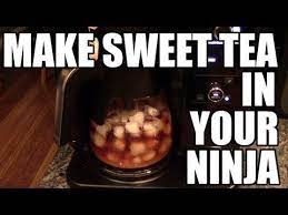 Making Sweet Tea In The Ninja Hot Cold Brewing System Youtube Coffee Maker Recipes Sweet Tea Recipes Ninja Coffee Maker