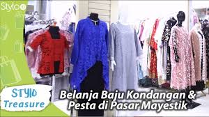 Contoh batik yang dipadukan dengan kain polos, lurik, brokat, untuk ke pesta atau hari biasa. Model Baju Kondangan Wanita Pesta Terbaru Di Tempat Belanja Pasar Mayestik Jakarta Stylo Id Youtube