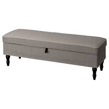Stocksund Bench Nolhaga Gray Beige Black Wood Ikea Stocksund Bench With Storage Living Room Seating