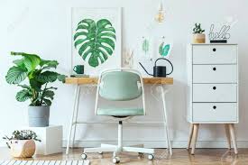 Our double desks, corner desks and desks with storage come in a range of styles. Stylish Scandinavian Home Office Desk With Mock Up Poster Frames Stock Photo Picture And Royalty Free Image Image 117587932