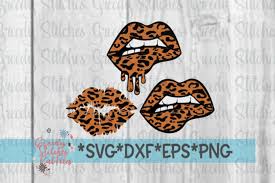Download 192 drips cliparts for free. Leopard Print Lips Svg Leopard Lips Svg Dxf Eps 269693 Svgs Design Bundles