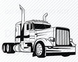 Free Free 72 Semi Truck Silhouette 18 Wheeler Svg Free SVG PNG EPS DXF File
