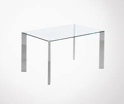 Check spelling or type a new query. Table A Manger 140x90cm Plateau En Verre Transparent Et Pieds Chromes