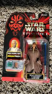 Star wars blue lightsaber toy. Before Attack Of The Clones Mace Windu Action Figures Had A Blue Lightsaber Starwars