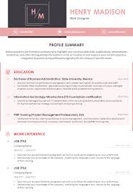Use professionally written and formatted resume samples that will get you the job you want. Sample Resume Template For Web Designer With Profile Summary Powerpoint Slide Images Ppt Design Templates Presentation Visual Aids
