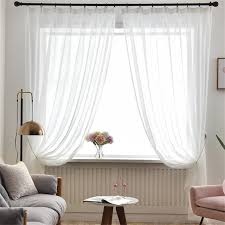 Instead of having plain white curtains, why not get some which have patterns on them? White Sheer Curtains For Living Room Bedroom Curtains For Sliding Door Curtains Shopee Malaysia