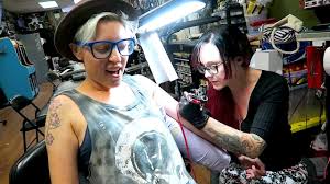 Famous women arm tattoo gala. Full Tattoo Sleeve Upper Arm Line Work Youtube