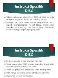 Maybe you would like to learn more about one of these? Instruksi Spesifik Disc Pdf