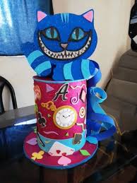 El gato en el sombrero. Sombrero Gato Sonriente Alicia En El Pais De Las Maravillas Sombrero Loco Para Nina Sombrero Sombrerero Loco Sombreros De Halloween