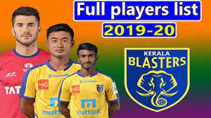 Because i am young, i have to get used to isl, the new players and the intensity. we have a lot of fans here (kerala), we never play to disappoint them. Kerala Blasters Full Players List 2019 20 Kerala Blasters Full Squad 2019 20 Etc Studio Youtube