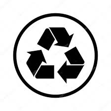 Check spelling or type a new query. Simple Black Recycle Symbol In A Circle Recycle Sign Icon Or Logo On White Background Label For Recyclable Products Reduce Reuse Recycle Concept Vector Illustration Flat Style Clip Art Premium Vector