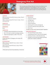 Check call care red cross. Recertification Emergency First Aid Efa Cpr C Aed Blended Learning Ofa 1 Equivalent Vida First Aid