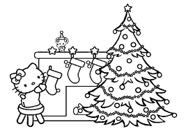 Hello kitty coloring page with few details for kids free hello kitty coloring page to print and color Hello Kitty With Bike Coloring Pages Coloring Pages For Kids On Coloring Forkids Com