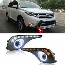 1,191 toyota highlander accessories products are offered for sale by suppliers on alibaba.com, of which other exterior accessories there are 363 suppliers who sells toyota highlander accessories on alibaba.com, mainly located in asia. Fog Lamp Drl Cob Angel Eye Bumper Frame Len Fit For Toyota Highlander 2012 2014 Ebay