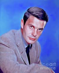 Louis Jourdan, Vintage Movie Star #1 Portable Battery Charger by Esoterica  Art Agency