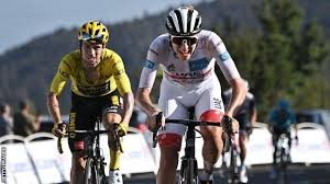 The slovenian rider measure 1m76 and weight 66kg at peak performance. Tour De France Tadej Pogacar Wins Stage 15 In Sprint Finish With Overall Leader Primoz Roglic Bbc Sport