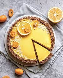 Kip The Oven And Make Vegamelon S No Bake Coconut Lemon Tart For A Dessert That S Creamy Zesty And Delicious Co Lemon Tart Tart Baking Lemon Tart Recipe