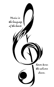 Another common music tattoo idea of the young generation is the music player tattoos. Got This Done Today Minus The Words Behind My Right Ear Love It Music Notes Tattoo Treble Clef Tattoo Music Tattoos