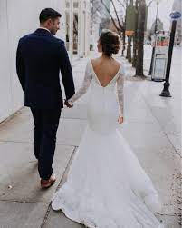 David S Bridal Bride Breanna In A Long Sleeve Lace Trumpet Long Sleeve Mermaid Wedding Dress Long Sleeve Wedding Dress Lace Mermaid Top Wedding Dress Designers