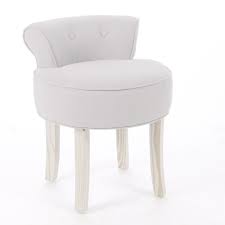Dressing Table Vanity Stool Padded Seat Chair Modern Bedroom Beige Cotton Line Dressing Table Vanity Dressing Table Chair White Dressing Table Modern