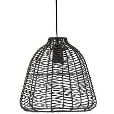 Clip On Pendant Shade Black Kmart