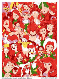 Disney Characters With Red Hair Disney Art Disney Love Pocket Princesses