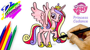 Gambar kuda poni ini sangat lucu dan sederhana. Putri Cadance Cara Menggambar Dan Mewarnai Kuda Poni Youtube