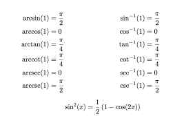 The arccosine function is the inverse function of cos(x). Need Help Re Defining The Basic Trig Functions Tex Latex Stack Exchange