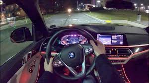 Compare in car entertainment system, driving comfort and visibility with similar cars. 2020 Bmw X5 Xdrive40i Pov Night Drive Binaural Audio Cmc Distribution English