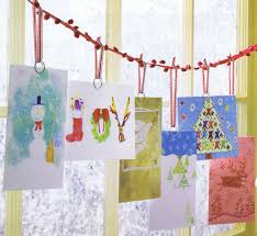 But once the cards come inside the house, if they don't have a place to go, they become clutter. Displaying Christmas Cards Bouncingrobbit