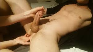 Anal dildo with handjob