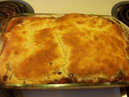 Grandmas Hamburger Pie With Cornbread Topping Recipe Food Com Recipe Hamburger Pie Hamburger Dishes Southern Recipes Soul Food