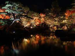 Japanese Garden At Night Japanese Garden Lighting Garden Night Lighting Landscape Lighting Kits