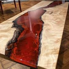 8 499 Likes 90 Comments Wood Craft Woodworkcraft On Instagram What Color Would You Use By Modernha Wood Resin Table Resin Furniture Epoxy Resin Table