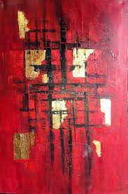 Choose your favorite red background paintings from millions of available designs. Lek 1 Abstract With Red Background And Genuine Gold Leaf Painting By Christopher Newton Saatchi Art