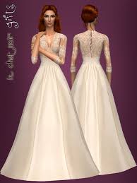 Winter Tale Wedding Style Sims 4 Wedding Dress 2nd Wedding Dresses Sims 4 Dresses