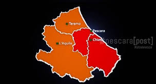 It's composted of regional provinces centered around l'aquila (the regional capital), pescara, teramo and chieti. Covid Abruzzo Zona Rossa Per Province Pescara E Chieti E Arancione Per L Aquila E Teramo Pescarapost