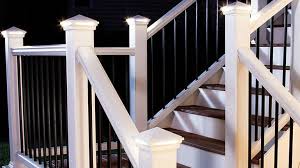 Pyramid Led Post Cap Lights By Trex Lighting In Classic White Led Deck Lighting Deck Post Lights Deck Posts