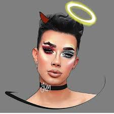 Serving y'all james charles aesthetic makeup looks! James Charles Lorena Alvarez James Charles American Wallpaper Drawings