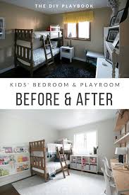 30+ creative kids' room ideas for a more inspiring space. Kids Room Makeover The Perfect Bedroom Playroom The Diy Playbook Room Makeover Kids Shared Bedroom Perfect Bedroom