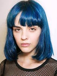 To apply blue mascara for hair, simply brush your hair with it. How To Color Your Dark Hair At Home Without A Drop Of Bleach Dyed Hair Dark Hair Dye Hair Color Brands