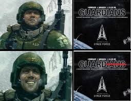 Space force personnel to be called 'guardians'. Space Force Guardians Grimdank