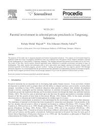 Hip online reporting for institutions. Pdf Parental Involvement In Selected Private Preschools In Tangerang Indonesia