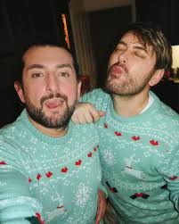 Matching Christmas Jumpers days two. One more day to go 🤩 #matchingjumpers  #Christmas #daytwo