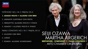 5 en si b, d 485.martha argerich ion marin.enregistrat per la radiotelevisió suïssa de parla italiana el dijous 31 de desembre del 2020.auditori del centre d'arts. Martha Argerich Videos