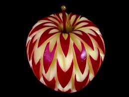 Love Carving Apple Fruit Art Fruit Carving Edible Art Fruit Art