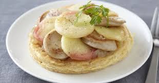 Tarte Fine Boudin Blanc Et Pomme Ariane Recette Tarte Fine Alimentation Recette Tarte